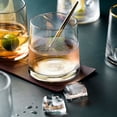 thumbnail image 4 of Transparent Glass Whiskey Glass Home Milk Cup Breakfast Cup Milk Tea Cup High Value Water Cup, 4 of 6