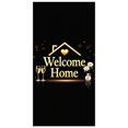 thumbnail image 2 of Welcome Home Banner Floral Butterfly Decor Wall Background for Party Wedding Garden Backdrop Photo Prop Event Decorations Vibrant Flower Display, 2 of 4