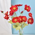 thumbnail image 2 of 4 Heads Artificial Bouquet Simulation Poppies Fake Silk Flower For Home Wedding Party Decoration, 2 of 8