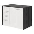 thumbnail image 2 of South Shore Myro Kitchen Island with Storage, in Gray Oak and White, 2 of 21