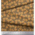 thumbnail image 2 of Soimoi Velvet Fabric Text & Tiger Face Cartoon Fabric Prints by Yard 58 Inch Wide, 2 of 3