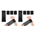 thumbnail image 2 of QualitChoice 4Pcs Sport Wristband Lightweight Wrist Bracers Breathable Carpal Protector 2Set, 2 of 6