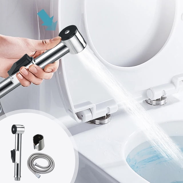 RXIRUCGD Handheld Hose Spray Muslim Hygienic Kit Toilet Douche Bidet Head Shower