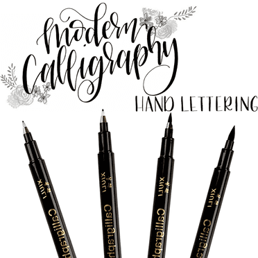 YUNDAP Ensemble de Stylos de Calligraphie (4 Pcs)