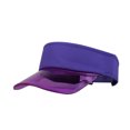 thumbnail image 2 of Visière de Baseball Transparente Sans Dessus Protection Solaire Couleur Unie pour Femmes, 2 of 2