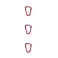 thumbnail image 4 of maskred Mousqueton Résistant à l'Usure Opération Simple Surface Lisse Haute Résistance Pinces Caribeener Colorées Bonne Stabilité Dimensionnelle Rouge Ensemble de 3, 4 of 6