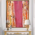 thumbnail image 3 of Composition Charmant de Rouge et Or - Toile Encadrée Moderne Mi-Siècle, 3 of 3