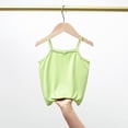 thumbnail image 2 of WEIYLL Girls Tank Tops Racerback Crop Soild Sleeveless Sports Summer Spaghetti Child Top Clothes for 6-7 Years, 2 of 4