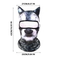 thumbnail image 3 of Summer Savings Clearance! Summer Sunscreen Outdoor Face Mask Pattern Face Gini Headmask, 3 of 5