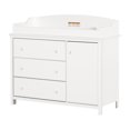 thumbnail image 2 of South Shore Cotton Candy Changing Table with Removable Changing Station, in Pure White, 2 of 17