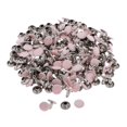 thumbnail image 1 of veasfak 100pcs Double Sided Snap Button Leather Craft Garment Accessories 8mm Pink, 1 of 7
