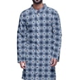 thumbnail image 2 of Atasi Ensemble Kurta de Fête pour Hommes Col Mandarin Kurta Pyjama Ethnique Imprimé, 2 of 2