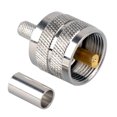 thumbnail image 3 of 10pcs Plug Crimp-Type UHF PL-259 Male Crimp Connector Adapter for RG142 LMR195 Type Coax Cable, 3 of 12