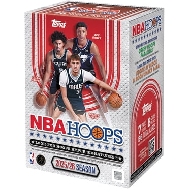 2025–26 Topps Hoops Basketball Trading Cards Blaster Box
