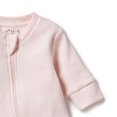 thumbnail image 3 of Wilson+Frenchy Organic Quilted Growsuit - Pink (6-12 Months), 3 of 4