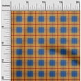 thumbnail image 1 of oneOone Georgette Viscose Fabric Madras Check Printed Craft Fabric BTY 42 Inch Wide, 1 of 4