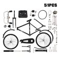 thumbnail image 2 of AMERTEER 2023 DIY Retro Bicycle Model Ornament for Kids  1 10 Simulation Mini Bicycle Model Scale Kit with Inflator and Briefcase  Finger Bike Models Toys  Creative Iron Art Tabletop Orna, 2 of 15