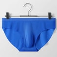 thumbnail image 1 of RXIRUCGD Mens Underwear Men's Solid Color Ice Silk Seamless One Piece Briefs, 1 of 3