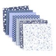 thumbnail image 2 of Zootealy 7Pcs/Set DIY Assorted Pattern Floral Printed Patchwork Cotton Fabric Cloth Sewing Quilting Cloth 500x500mm, 2 of 8