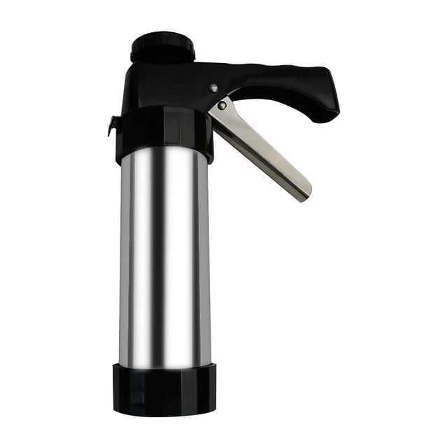 Cake Cookies Cream Decoration Stainless Steel Decorating Gun Set For Decoration 8 Flower And 8 Nozzles Can Be Replaced Suitable For Household Baking Tool
