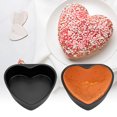 thumbnail image 3 of OUNONA Heart Shaped Bakeware Aluminum Alloy Easy to Carry for Professional Use 1Pcs, 3 of 8