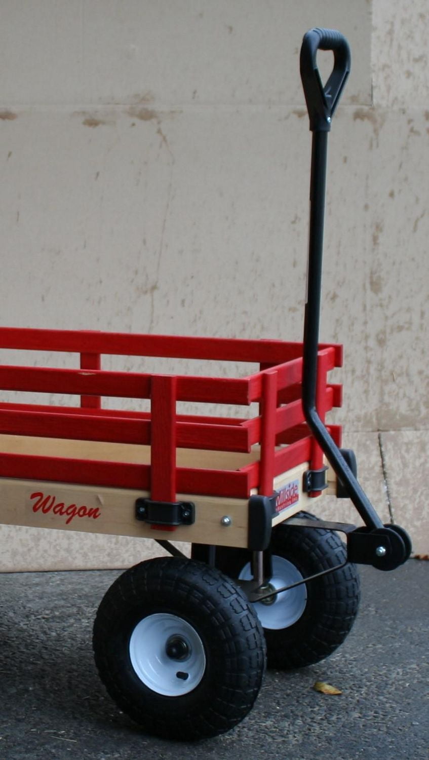 Millside Chariot en bois d'enfant express super solide 20 po x 38 po