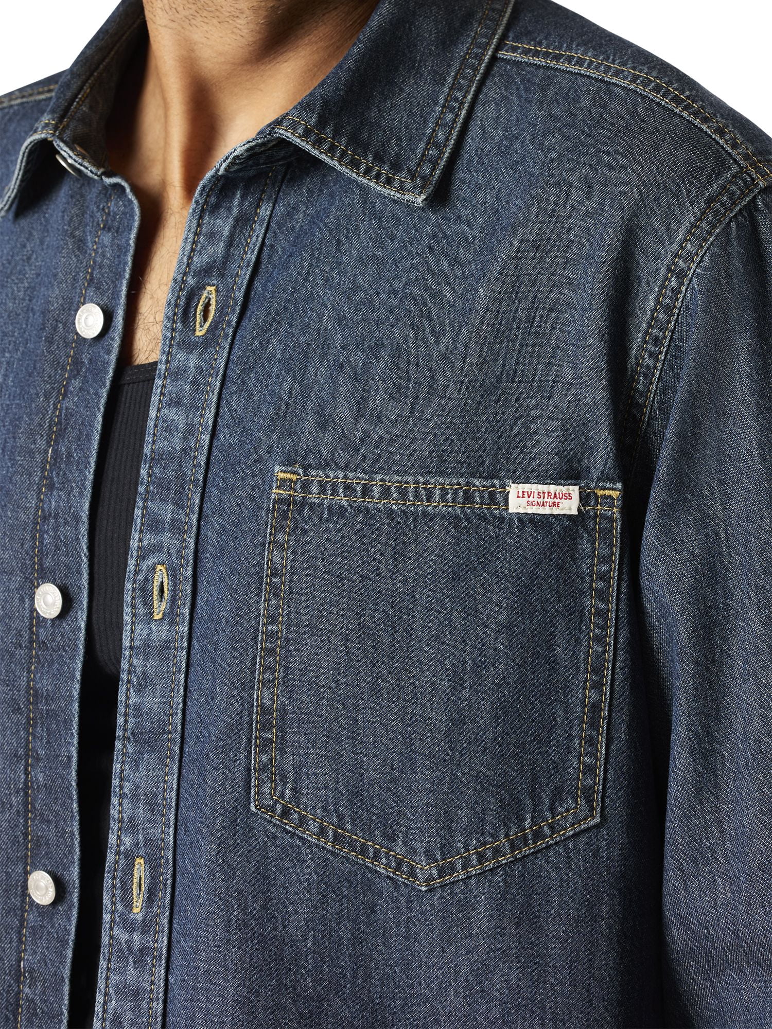 Levi Strauss Signature™ Chemise en denim coupe décontractée