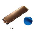 thumbnail image 1 of Copper M.2 SSD Heat Sink Radiator with Silicone Thermal Pad M.2 SSD Hard Disk Cooling Heatsink For NVME M2 NGFF 2280 PCIe SSD 1 Side, 1 of 6