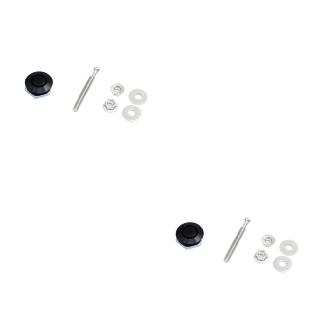 Transemion Car Modification Lightweight And Stylish Hood Lock Multiple Options Available black DP16-25 2Set