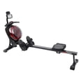 thumbnail image 3 of Sunny Health & Fitness Elite Water Rowing Machine with High Resistance Vertical Tank, Exclusive Bluetooth SunnyFit App, 3 of 9