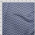 thumbnail image 3 of oneOone Cotton Silk Fabric Geometric Ikat Print Fabric By Yard 42 Inch Wide, 3 of 4