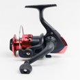 thumbnail image 3 of 3BB Red Black 5.1:1 Spinning Fishing Reel Spool Wire Cup Automatic Folding Collapsible Handle Left Right Hand Ocean ,Rigid Aluminum Skeletal Frame, 3 of 7