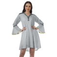 thumbnail image 1 of Moomaya Robes de Plage Imprimées Femmes Robe Aguichant Robes Mini Brodées pour Femmes, 1 of 4