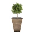 thumbnail image 4 of The HC Companies Avino 16 Inch Square Resin Flower Planter Pot, Celtic Bronze, 4 of 7