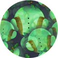thumbnail image 1 of Ahgly Tapis d'Intérieur Lavable en Machine Carré Transitionnel Vert Forêt Moyen, 3 Pieds Carré, 1 of 7
