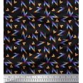 thumbnail image 1 of Soimoi Moss Georgette Fabric Heart & Text Print Fabric by Yard 42 Inch Wide, 1 of 3