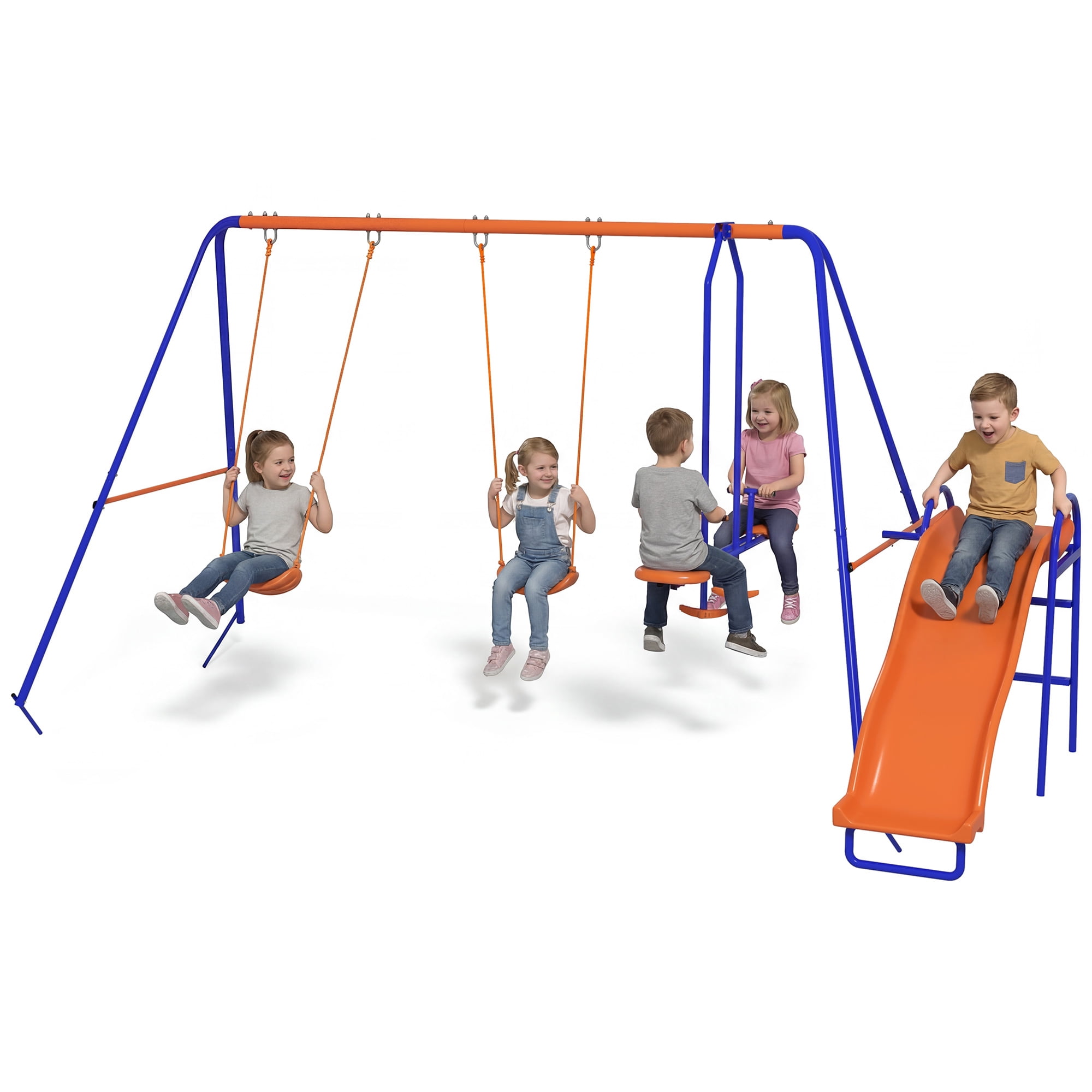 AXI Portique en Metal - 2 Balançoires Enfant | Balançoire pour Enfants AXI Portique en Metal - 2 Balançoires Enfant | Balançoire pour Enfants