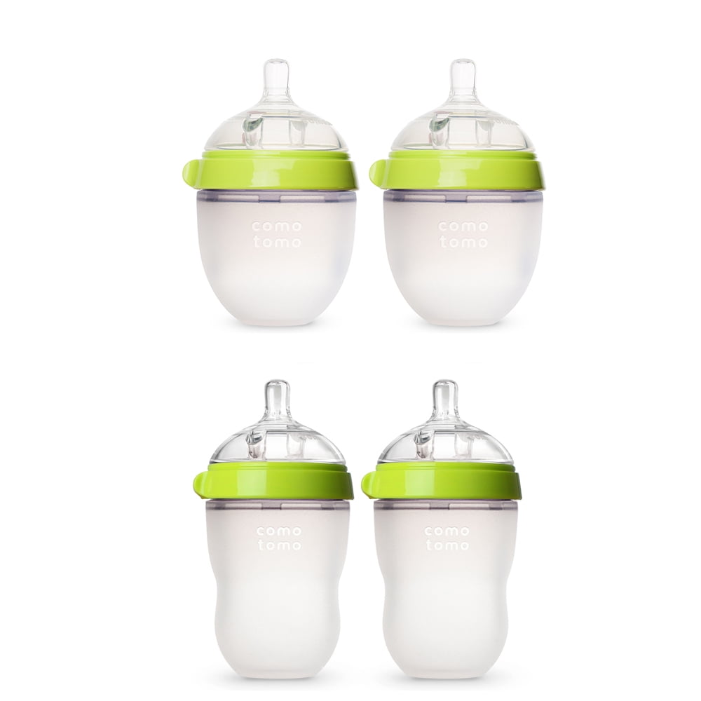 Comotomo Double Pack Bundle, Green (2x250ml, 2x150ml)