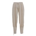 thumbnail image 1 of TIMIFIS Men's Ankle Banded Pants Medieval Pirate Costume Trousers Renaissance Gothic Pants-BeigeFall, 1 of 6