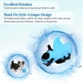 thumbnail image 3 of YOPTOP Pet Life Jacket  Dog Swimsuit with Shark Fin  Swimming Float Saver with Superior Buoyancy and Rescue Handle for Small Medium Large Dogs,blue,xs, 3 of 4