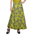 thumbnail image 1 of Moomaya Jupe Longue Imprimée en Rayonne pour Femmes Grande Taille, Jupe Maxi à Taille Nouée, 1 of 6