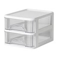 thumbnail image 1 of Plastic Desktop Storage Drawer Organizer with Transparent Multi-Layer Design for Stationery and Cosmetics 2 to 5 Drawer Options, 1 of 3