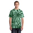 thumbnail image 1 of Port & Company Mens Essential Tie-Dye Tee - Forest Green - Large, 1 of 1