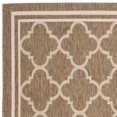 thumbnail image 2 of Safavieh Courtyard Tapis Intérieur Extérieur Marron - Carré 5 Pieds3 Pouces, 2 of 5