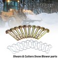 thumbnail image 2 of Pack Of 10 Snowblower Shear Pins And Cotter Pins Snow Blower Replacement, 2 of 6