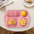 thumbnail image 5 of Yhmxh Plates Set Kitchen Gadgets Wheats Straw Children's Meal Plates Student Five Meal Plates Thickened Cafeteria Partition Tableware Multi Lunch Plates Kitchen Essentials Kitchen Accessories, 5 of 5