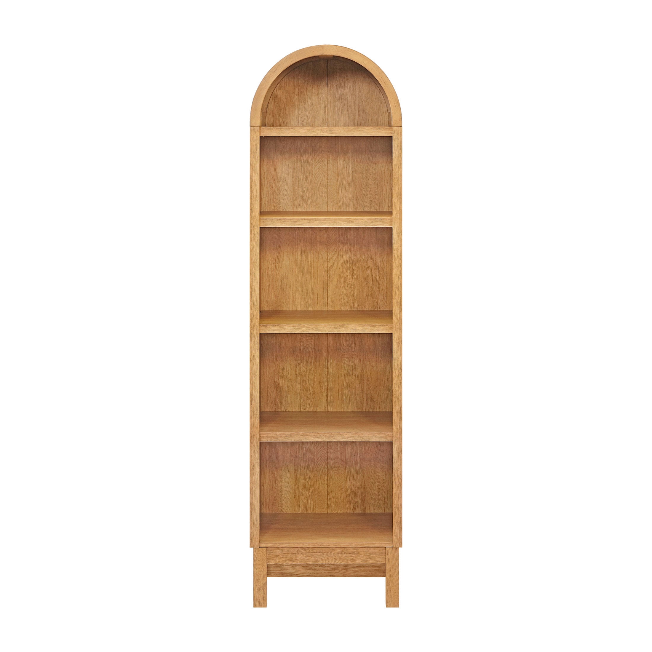 Better Homes & Gardens Juliet Narrow Arch Bookcase, Light Honey, for Adults