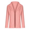 thumbnail image 1 of Yuyuzo Blazers pour Femmes Automne Tenue de Bureau Décontractée Manches Longues Col à Revers Ouvert devant Vestes de Complet Ajustées, 1 of 6