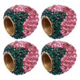 thumbnail image 2 of Shisuyan Air Stem Caps Pink Copper 4pcs, 2 of 8
