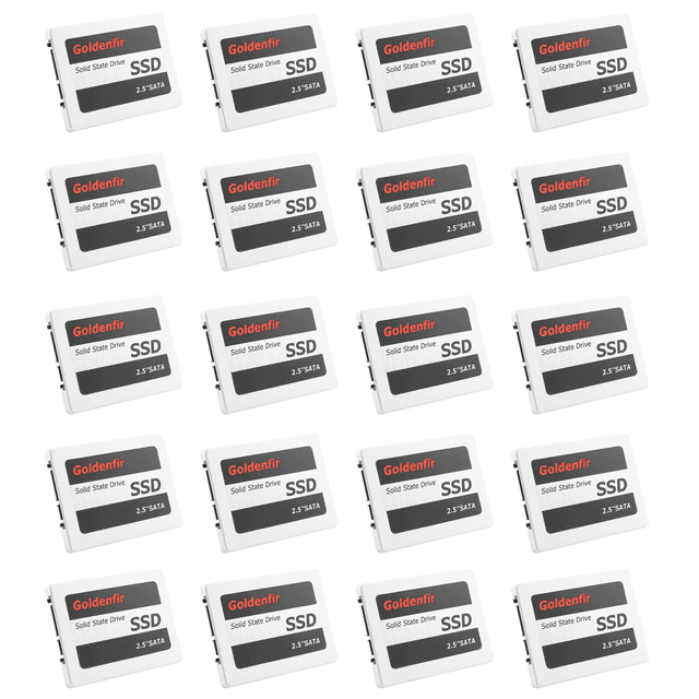 20X Goldenfir SSD 120GB SSD 2.5 Hard Drive Disk Disc Solid State Disks 2.5inch Internal SSD,20 x 2.5inch Hard Drive Disk Disc,White